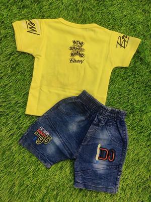 Baby Girl's Blended Shirt And Short Set