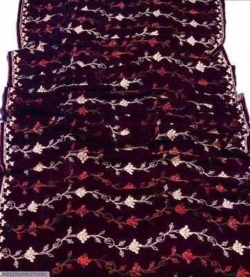 Women's Velvet Embroidered Shawl