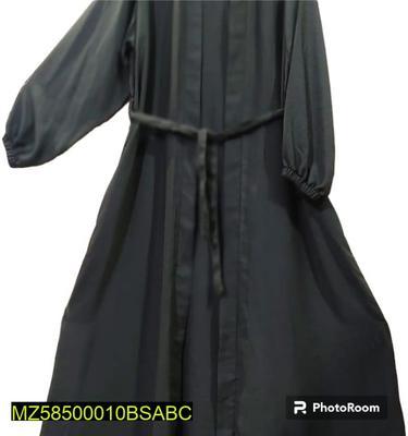 1 Pc Women's Stitched Halima Plain Abaya