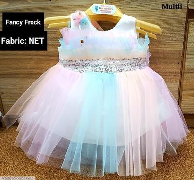 Baby Girl Net Frock And Trouser Set