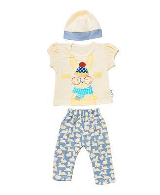 Baby Girl's Cotton Shirt And Trouser Set