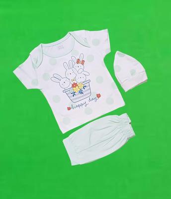 Baby Girl's Cotton Shirt And Trouser Set