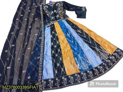 3 Pcs Women's Stitched Shamoz Silk Embroidered Suit