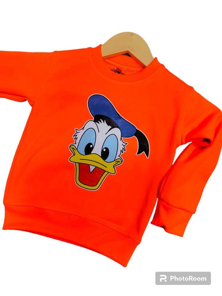 1 Pc Boy's Stitched Fleece Printed Sweatshirt