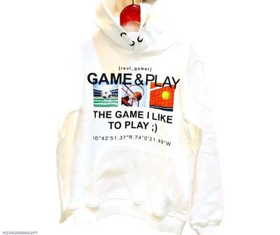 1 Pc Boy's Fleece Printed Hoodie