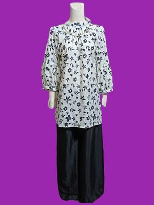 2 Pcs Women's Stitched Grip Digital Print Shirt And Trouser