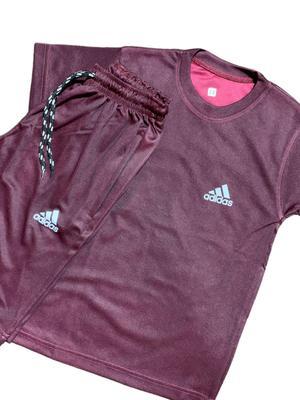 Kid's Polyester T-Shirt And Knicker Set