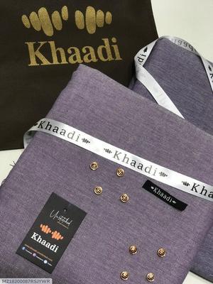 Men’s Unstitched Khaddar Plain Suit