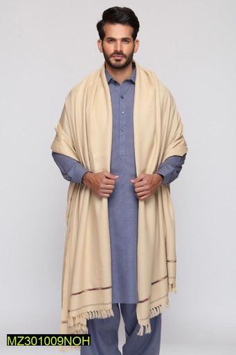 Wool Shawl Inpired by Gul Ahmad (Beige)