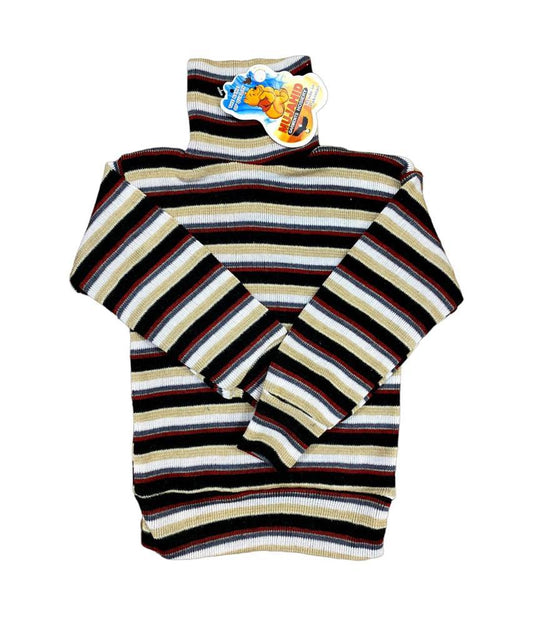 1 Pc Kid's Stitched Wool Printed High Neck