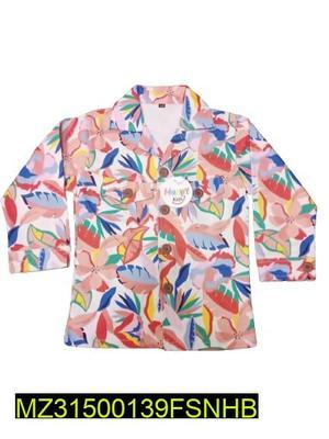 1 Pc Boy's Stitched Twill Printed Jacket