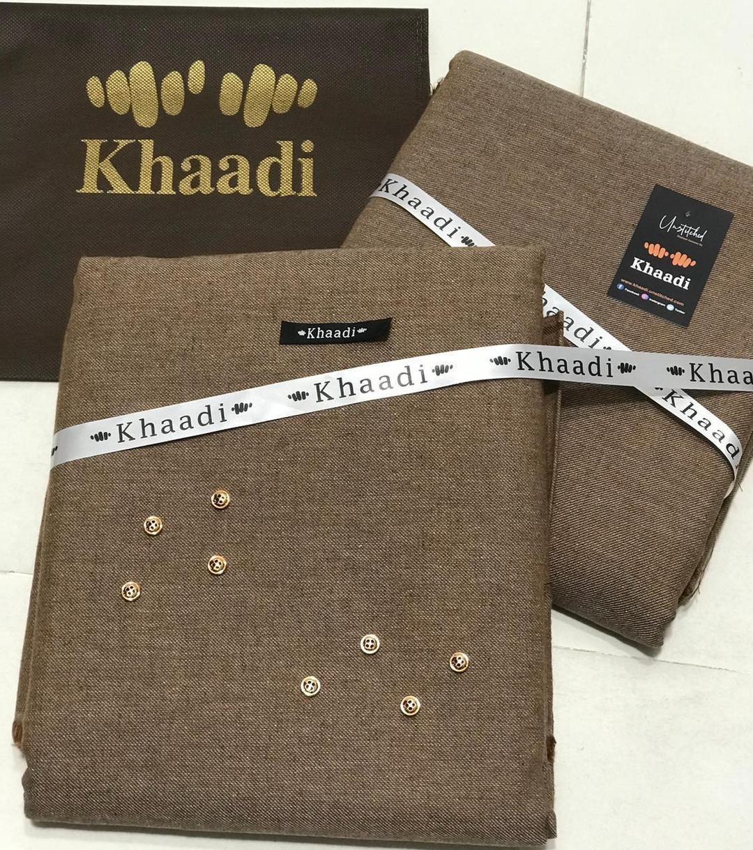 Men’s Unstitched Khaddar Plain Suit