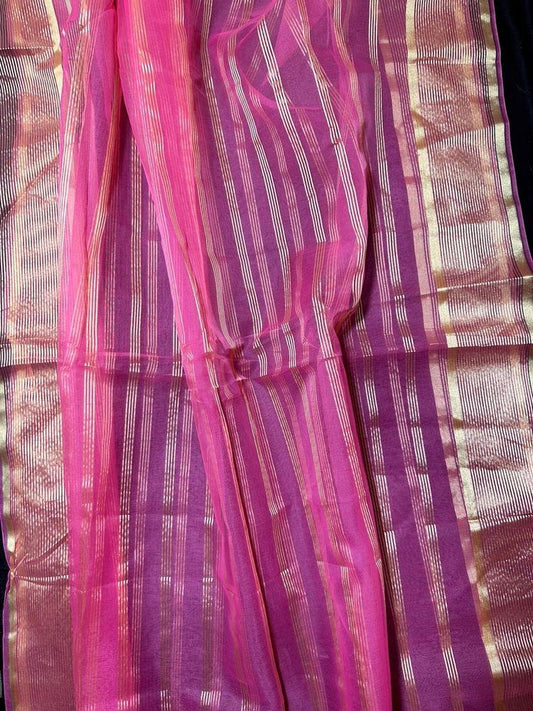 Women's Organza Silk Plain Shawl