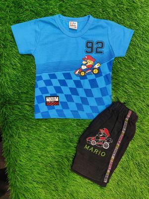 Baby Boy's Blended T-Shirt And Knicker Set