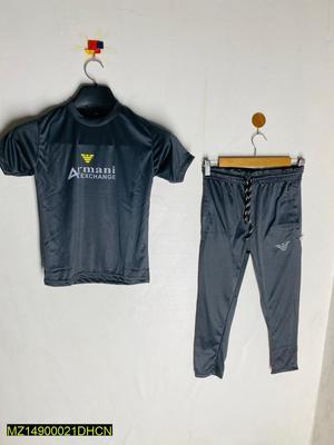 2 Pcs Boy's Dri-Fit Printed Tracksuit