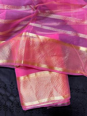 Women's Organza Silk Plain Shawl