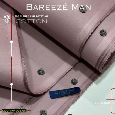 Men's Unstitched Cotton Plain Suit