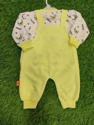 Unisex Cotton Printed Romper Set