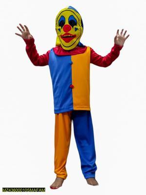 3 Pcs Kids Stitched Dry Fit Micro Costume- Joker