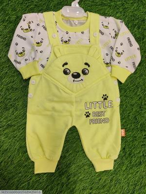 Unisex Cotton Printed Romper Set