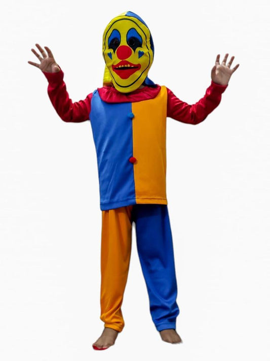 3 Pcs Kids Stitched Dry Fit Micro Costume- Joker