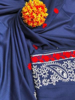 Women's Swiss Lawn Embroidered Shawl