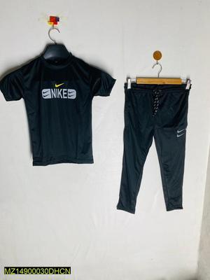 2 Pcs Boy's Dri-Fit Printed Tracksuit