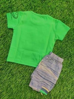 Baby Girl's Blended Shirt And Short Set