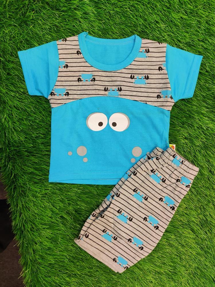 Baby Boy's Blended T-Shirt And Knicker Set