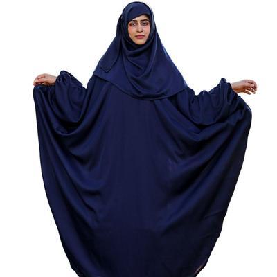 Kaftan Abaya with Elastic Cuffs And Hijab