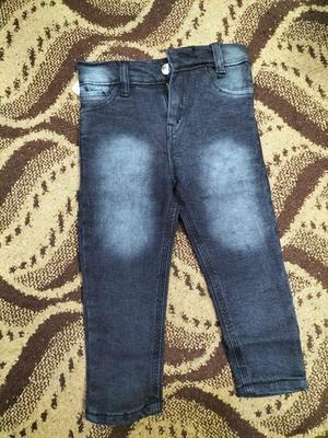 1 Pc Boy's Stitched Denim Plain Jeans