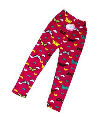 1 Pc Kid's Stitched Velvet Printed Night Trouser