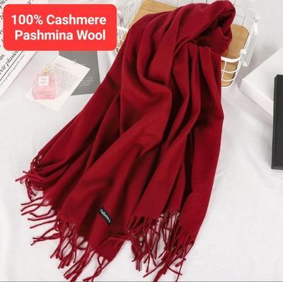 1 Pc Women's Cashmere Plain Shawl