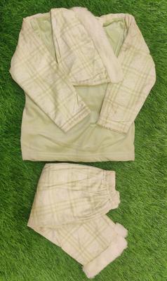 Baby Girl Fleece Shirt And Trouser Set