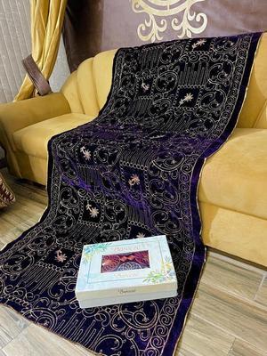 Women's Velvet Embroidered Shawl