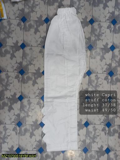 Cotton Capri Trouser