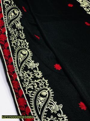 Women's Swiss Lawn Embroidered Border Shawl