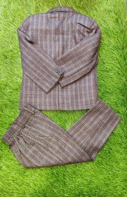 4 Pcs Boy's Stitched Cotton Plain Pant Coat