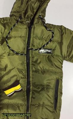 1 Pc Boy's Stitched Polyester Puffer Jacket