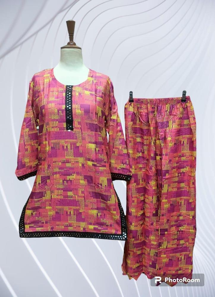 2 Pcs Women Stitched Lawn Printed Suit