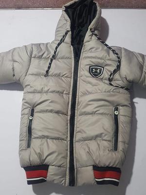 1 Pc Boy's Stitched Polyester Quilted Plain Puffer Jacket