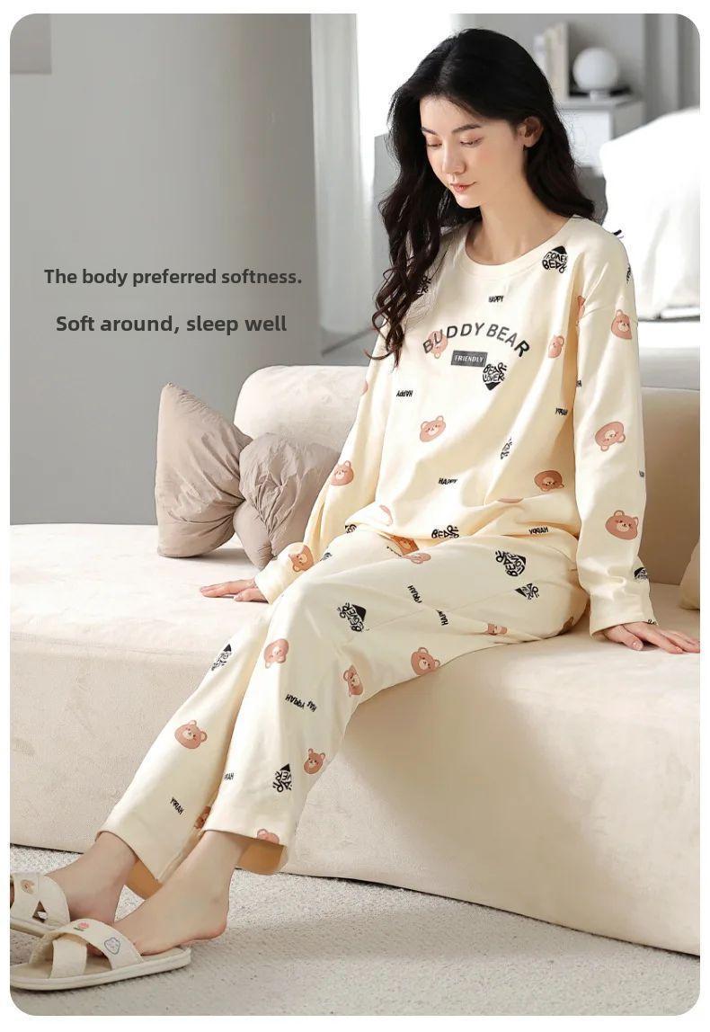 2 Pcs Women's Stitched Cotton Jersey Printed Night Suit