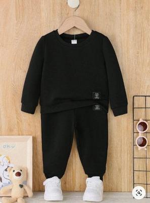 2 Pc Boy's Polyester Printed Tracksuit