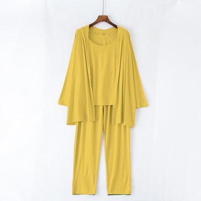 3 Pcs Women's Stitched Cotton Jersey Plain Sleepwear