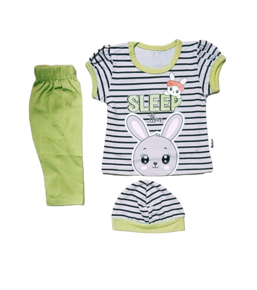 Baby Girl's Cotton Shirt And Trouser Set