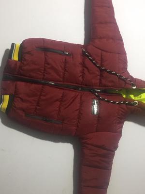 1 Pc Boy's Stitched Polyester Quilted Plain Puffer Jacket