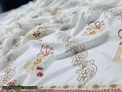 Women's Swiss Embroidered Shawl