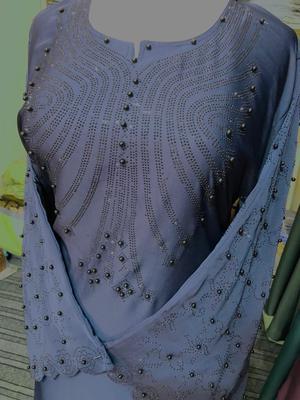 Nida Embroidered Full Abaya