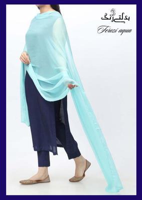 1 Pc Women's Stitched Chiffon Plain Dupatta