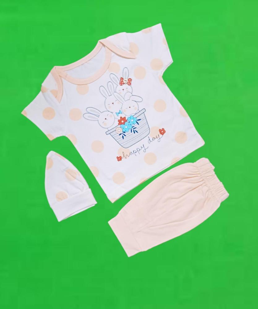 Baby Girl's Cotton Shirt And Trouser Set